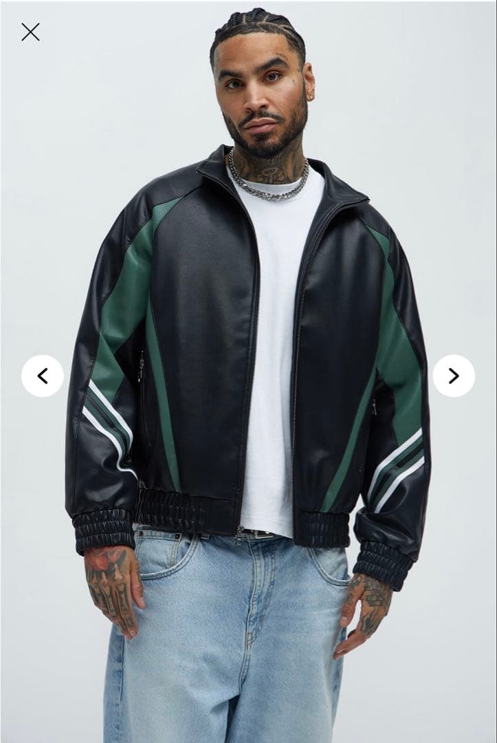 芋*機様 メンズ レザージャケット supreme martine rose b - メルカリ