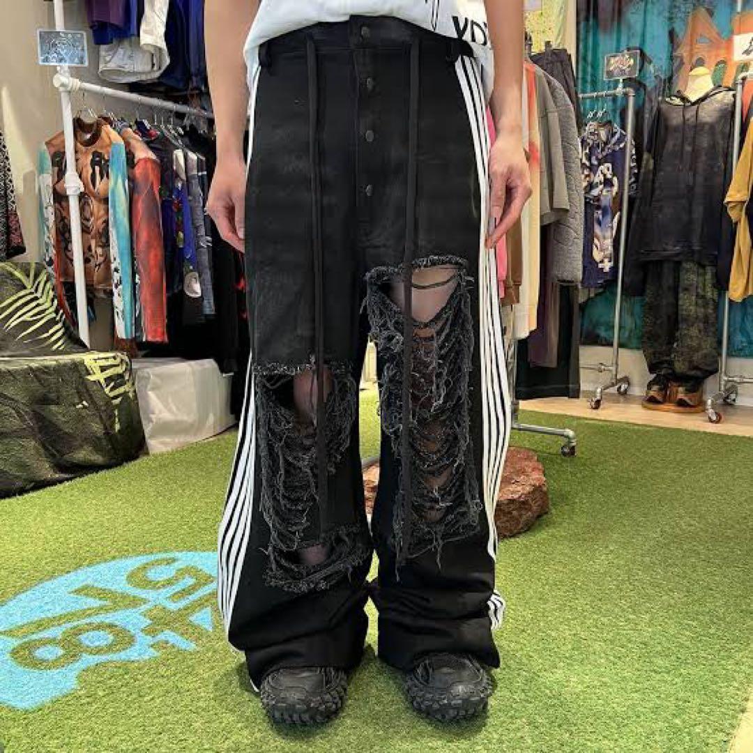 YORI SPORT Dasyori 5stripe denim 28 - メルカリ