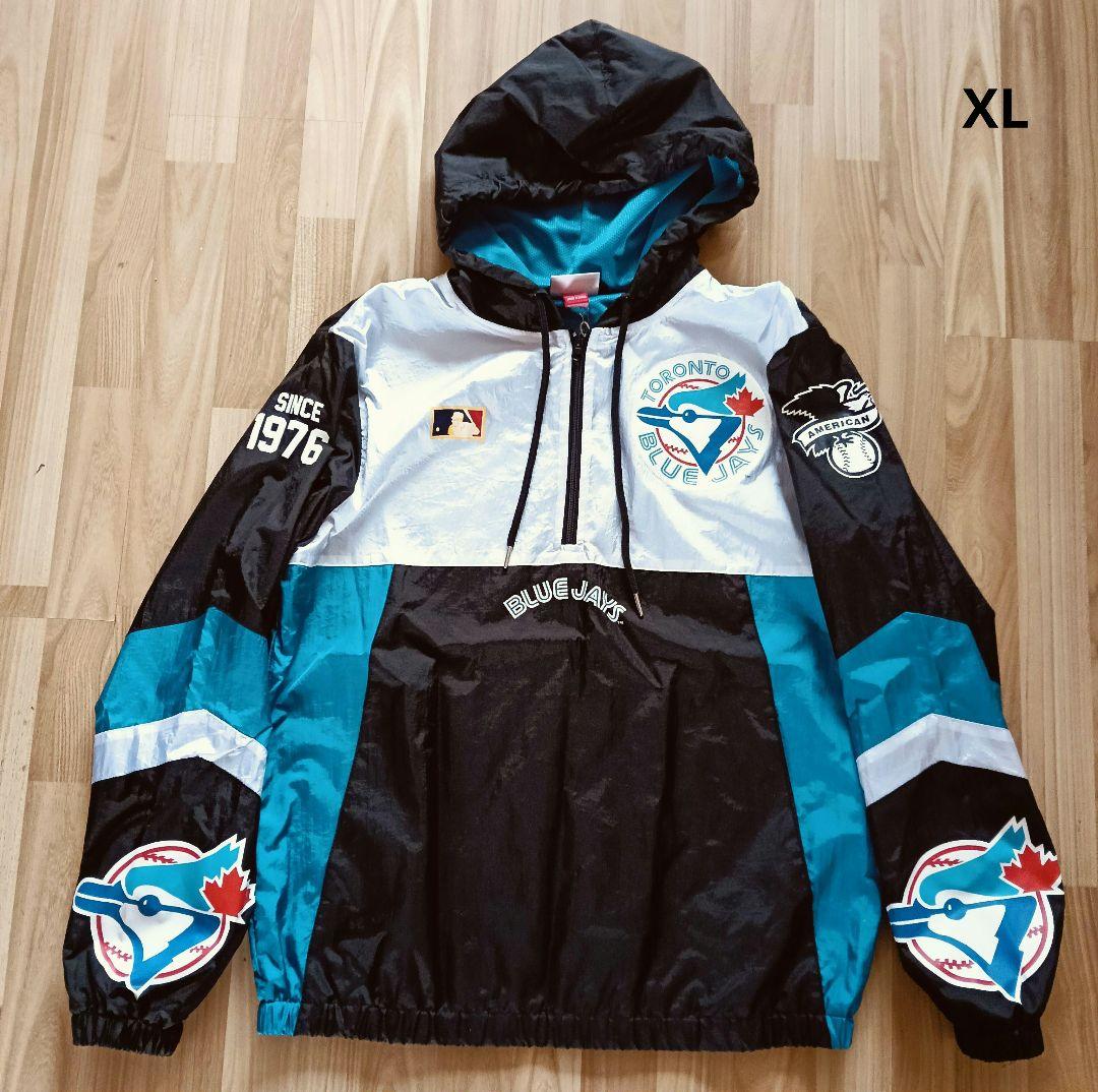 ミッチェルアンドネス MLB トロント ブルージェイズ フード付き