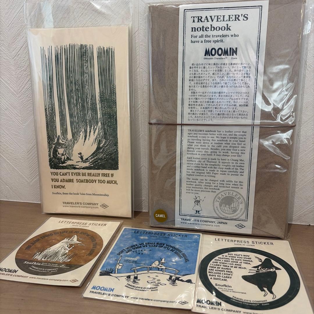 トラベラーズノート ムーミン スナフキン新品未使用 - メルカリ