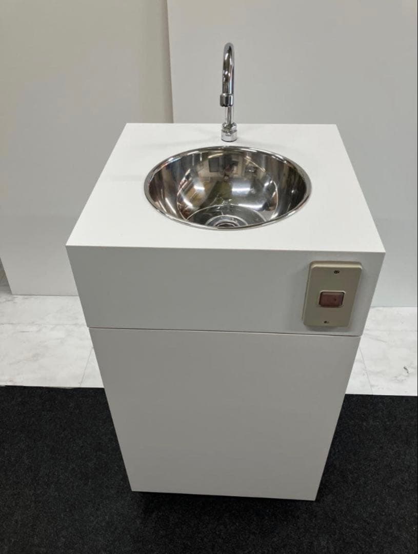 給排水タンク付き 簡易手洗い器「おく洗」移動式 業務用 - メルカリ