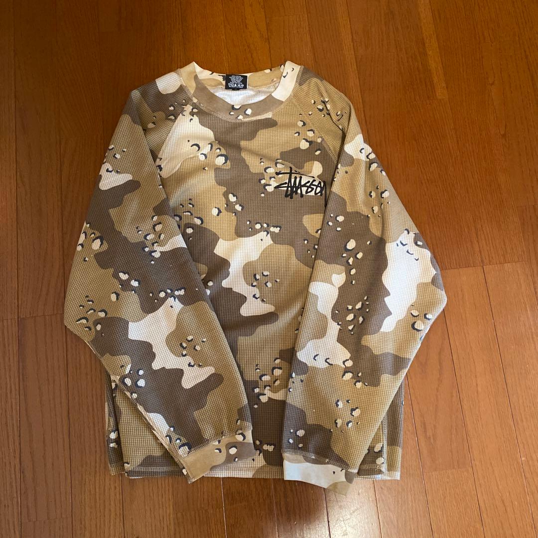 Stussy カモフラージュ スウェット　M STUSSY - stussy サーマル カモの通販 by s shop｜ステューシーならラクマ