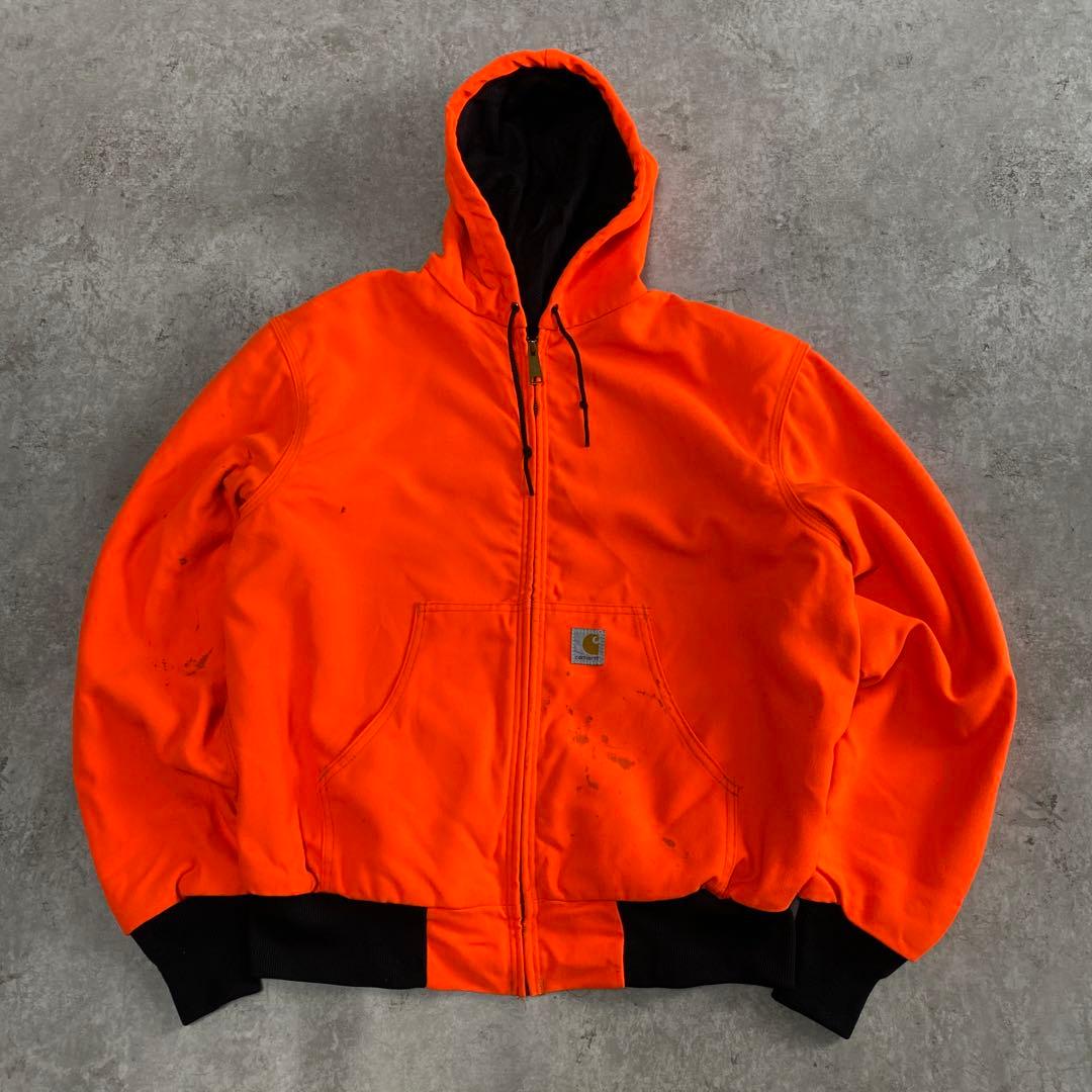 90s カーハート アクティブ ジャケット USA製 BLZ オレンジ