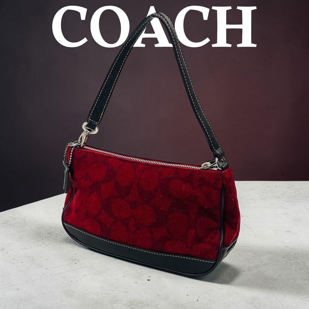 Coach accessory pouch in Y2K signature - メルカリ