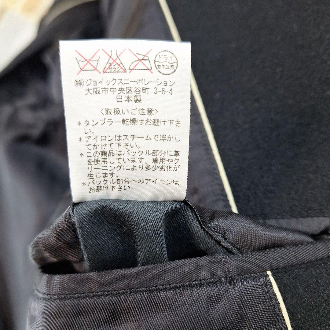 高級ライン✨Paul Smithコレクション　ウールコート　金ボタン　黒　L