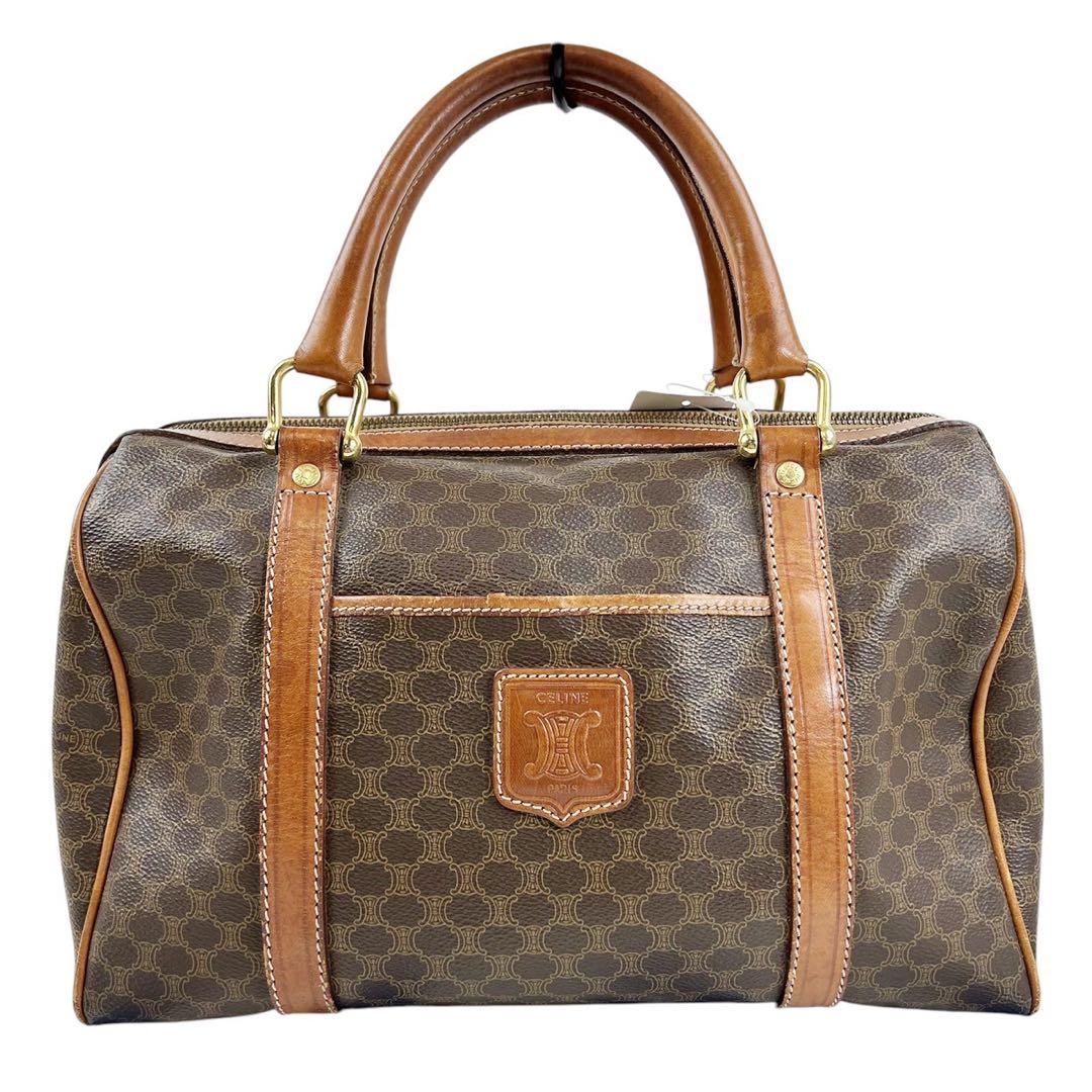 セリーヌ ボストンバッグ マカダム トリオンフCELINE ボストンバッグ