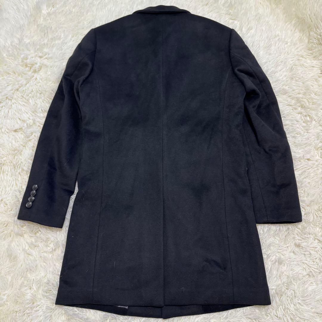 新品未使用】ロベルトカバーニ チェスターコート カシミア100 ネイビー