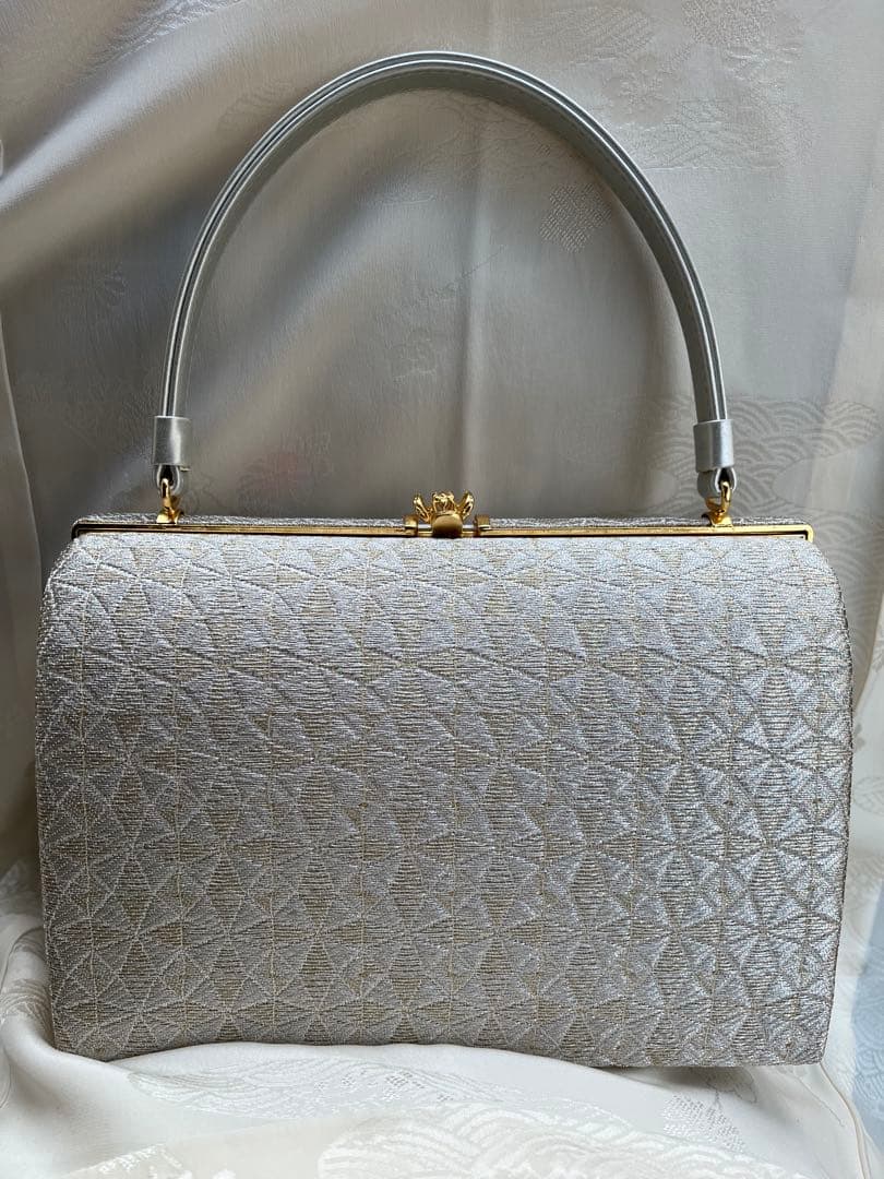 新品 未使用品 佐賀錦 和装バッグ 切子柄 東装会 和装バッグ 利休