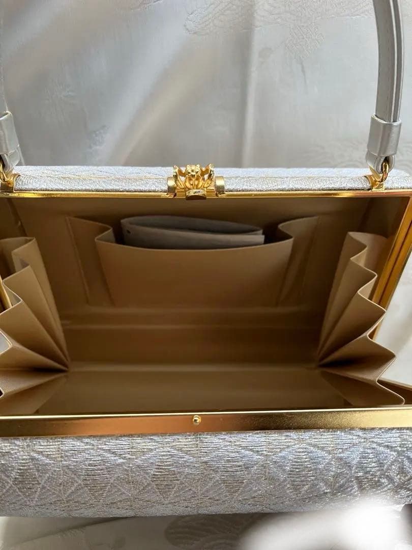 新品 未使用品 佐賀錦 和装バッグ 切子柄 東装会 和装バッグ 利休