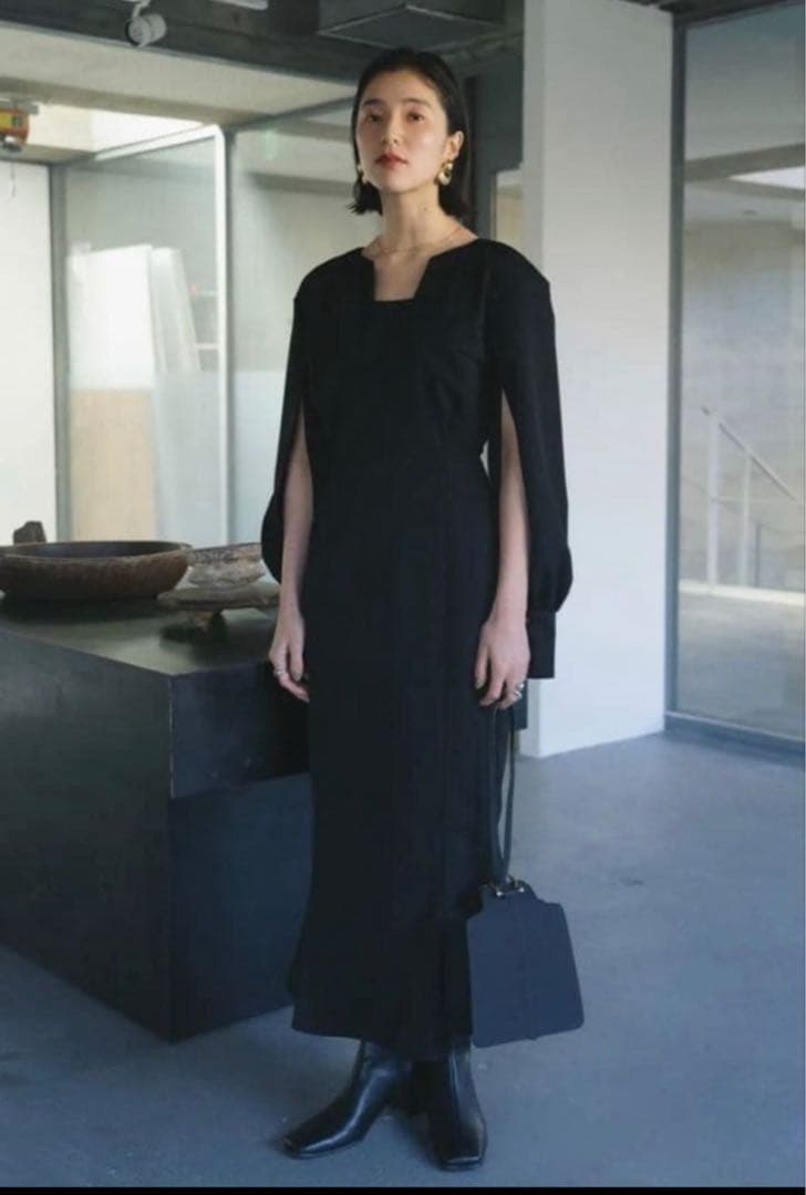 Knuth Marf クヌーフマーフ ブラックロングドレス - メルカリ