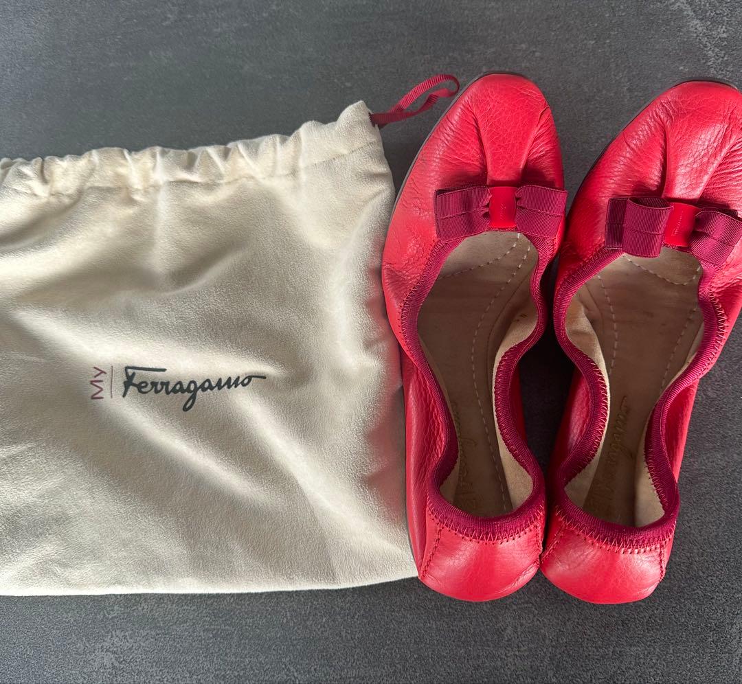 お値下げ！Ferragamo My joy バレエシューズ 5 1/2サイズ - メルカリ