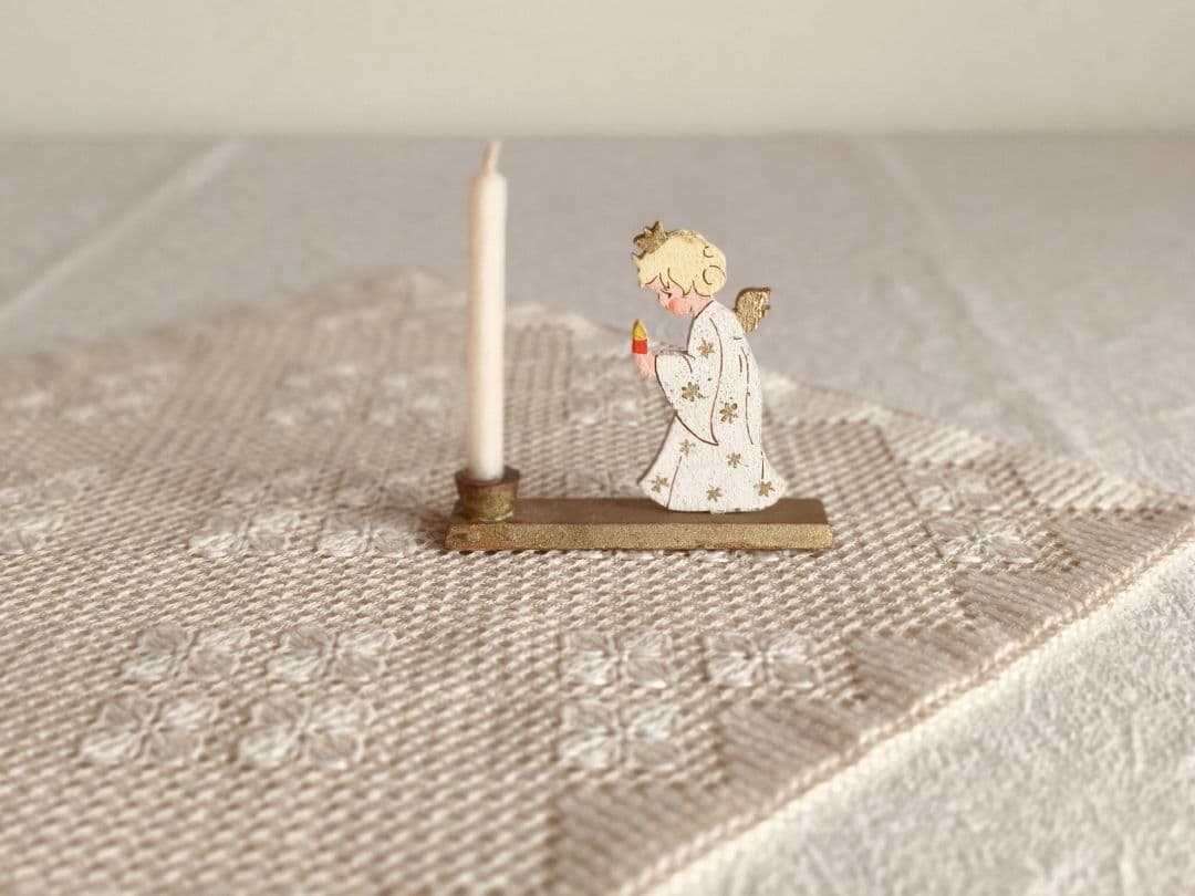 EHTERAF-【misen2014さま】vintage✵ 硝子リースとキャンドルの