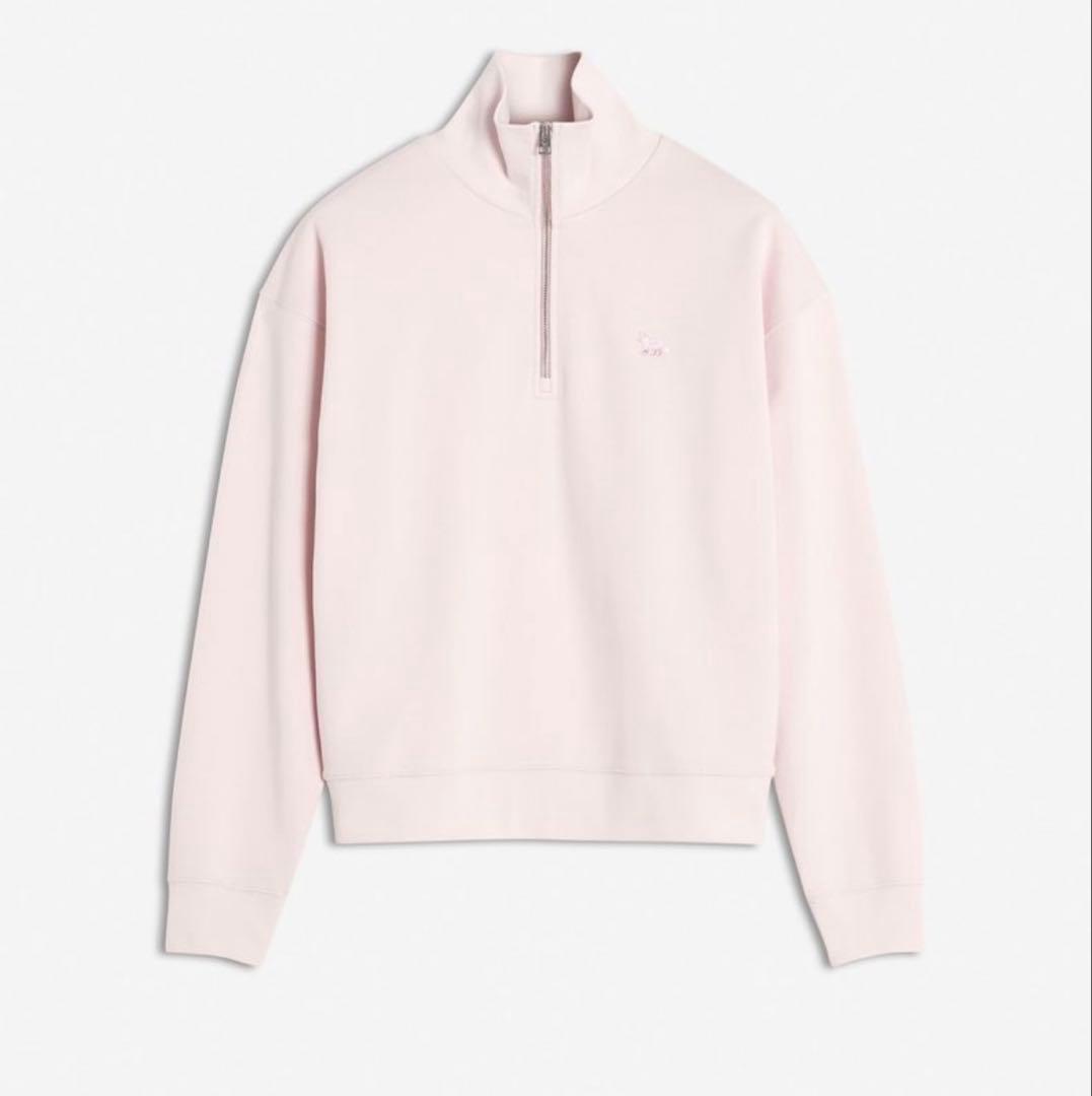 MAISON KITSUNÉ ピンク S ハーフジップトレーナー 楽天市場】MAISON KITSUNE メゾンキツネ レディース 長袖 ベイビー