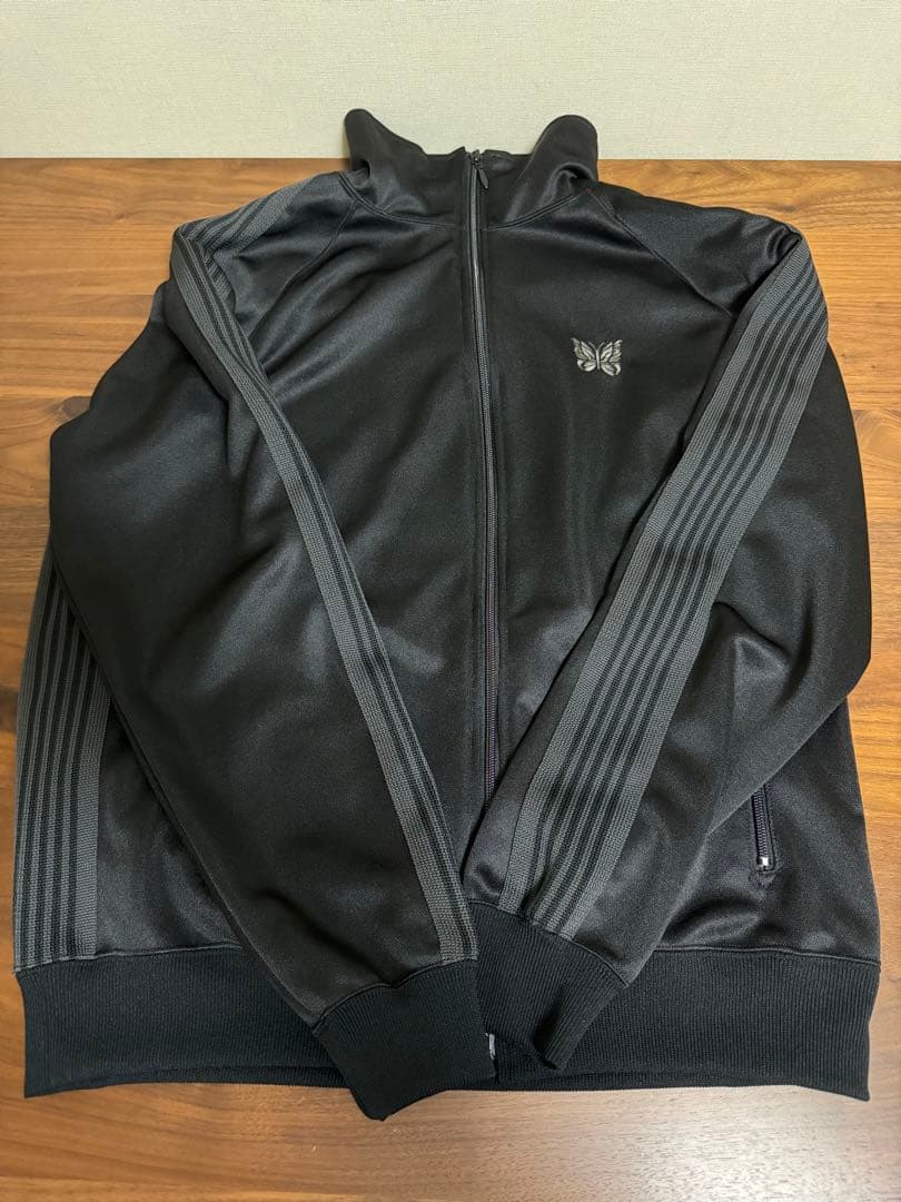 needles ニードルス トラックジャケット 黒 - メルカリ