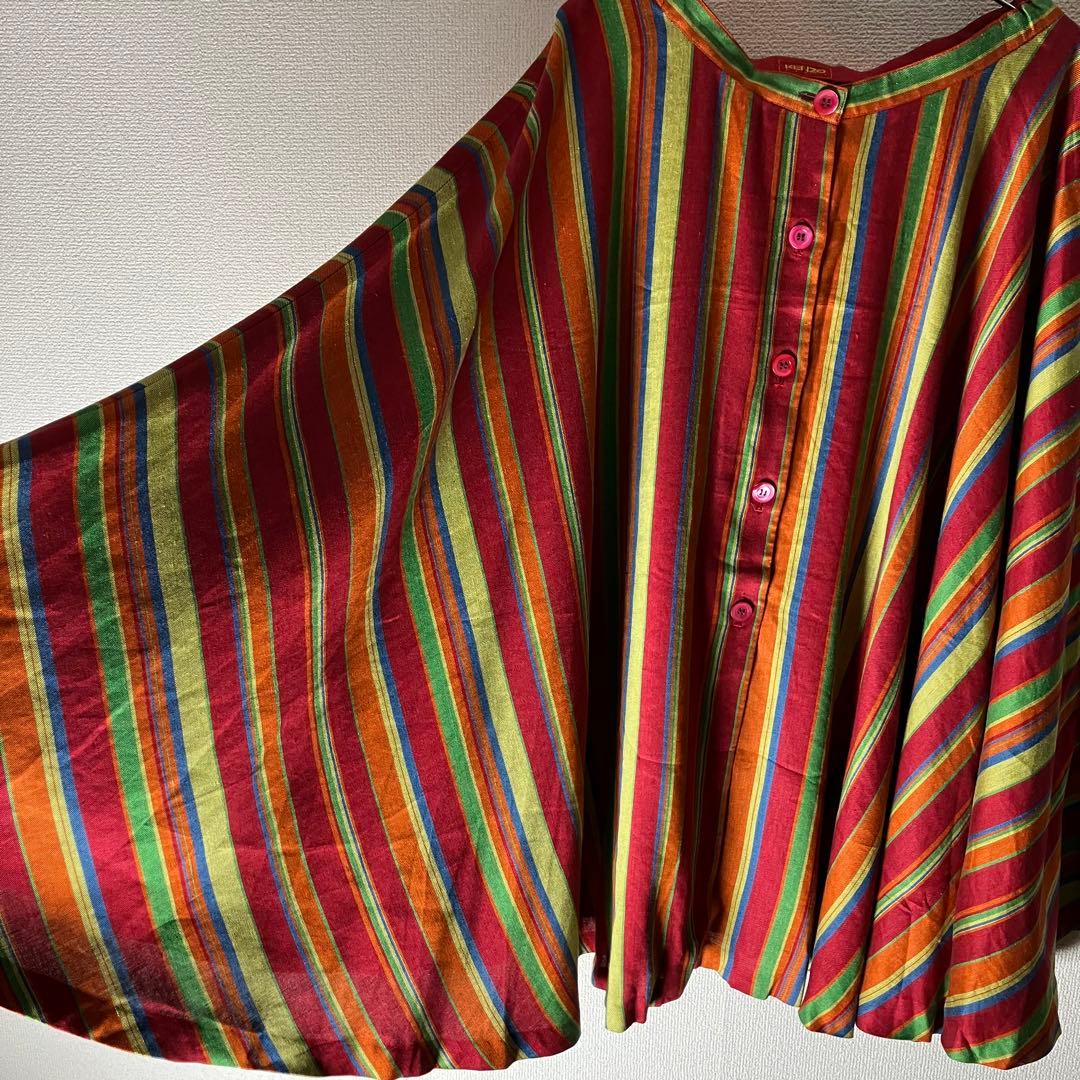 KENZO ケンゾー ポンチョ ストライプ