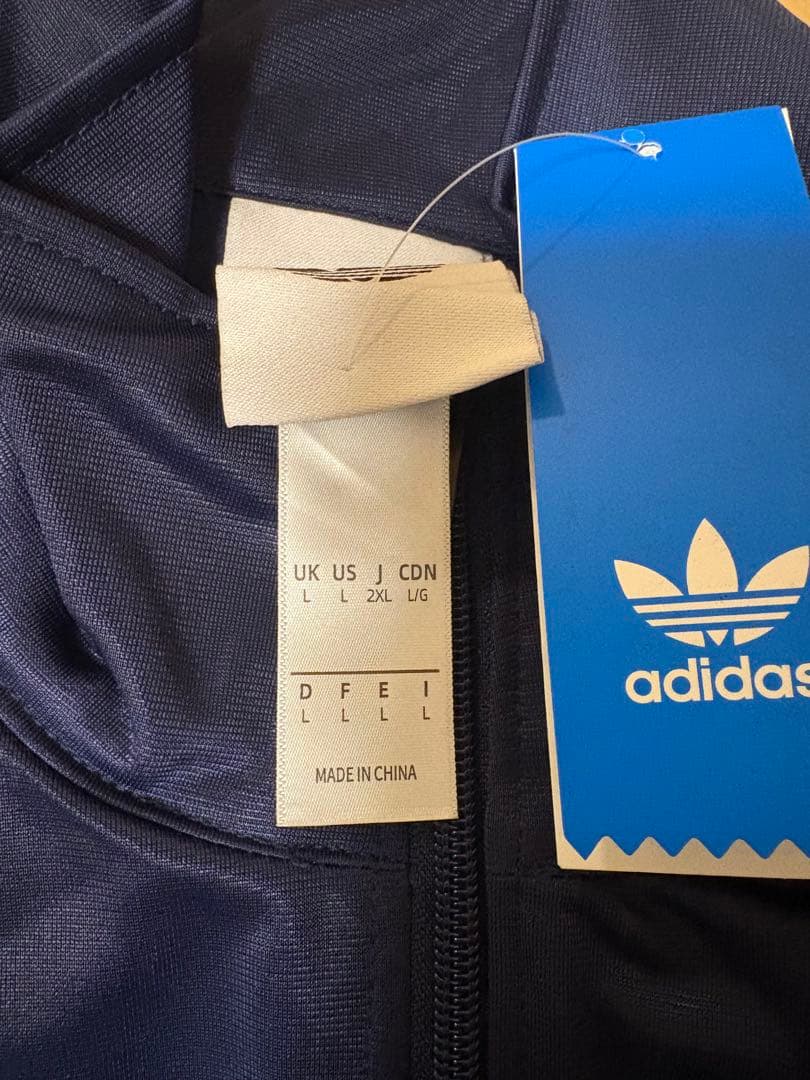 adidas oasis ファイヤーバード トラックトップ　ネイビー 2XL