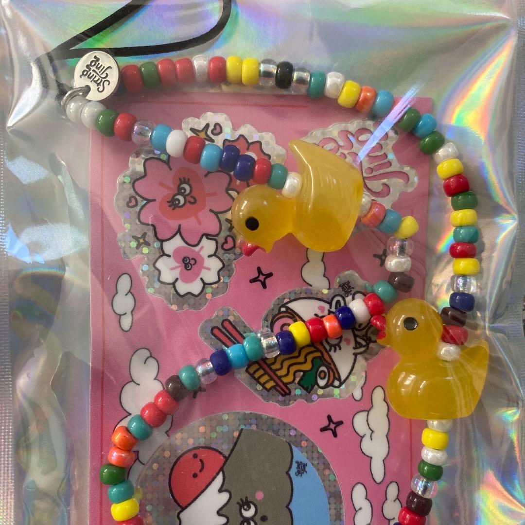 stringting ダブルアヒル　カラフルビーズ　ストラップ String ting / Rainbow Rancher ストラップ｜ESTNATION ONLINE STORE