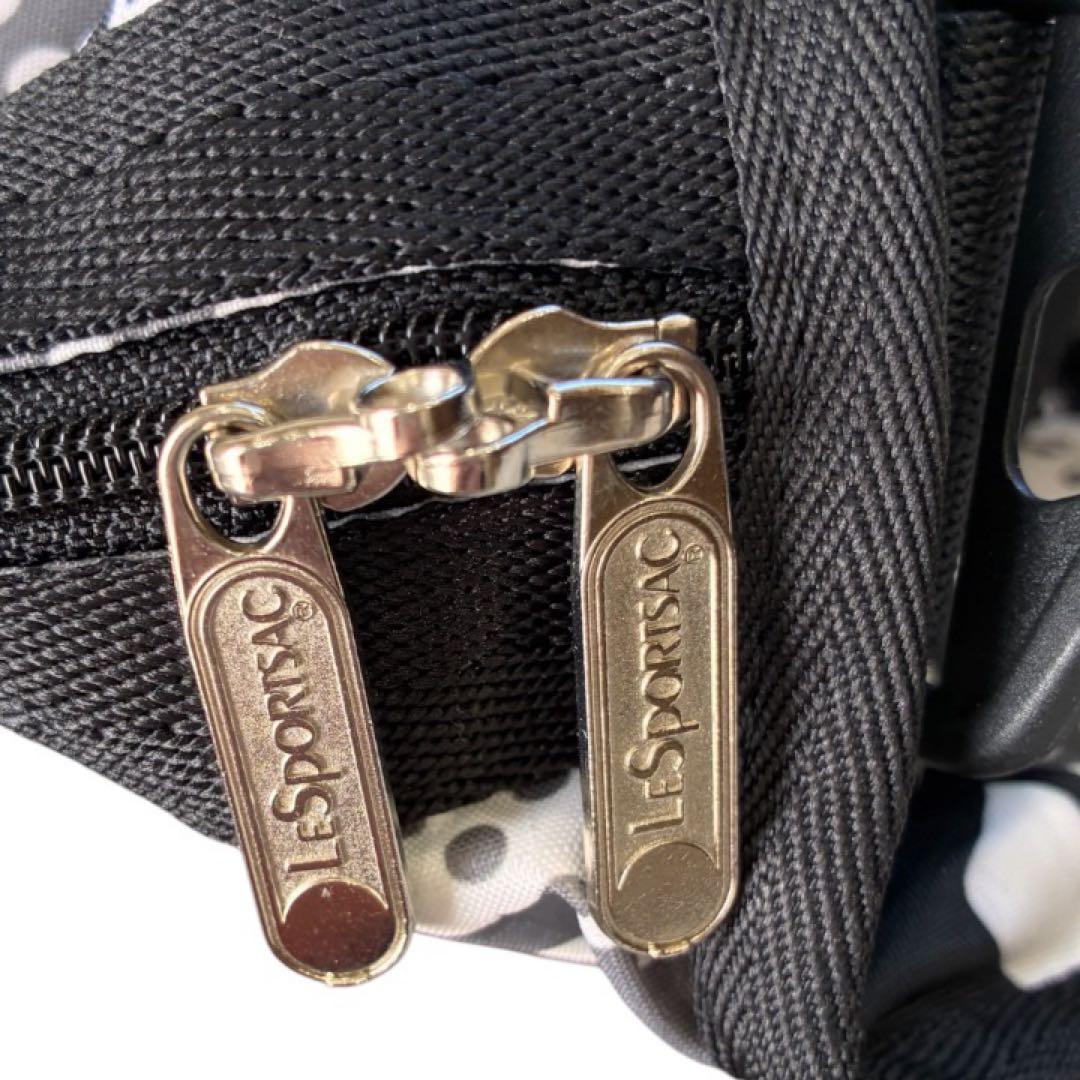 新品✨LeSportsac ラージウィークエンダー ブラック 花柄 2way旅行