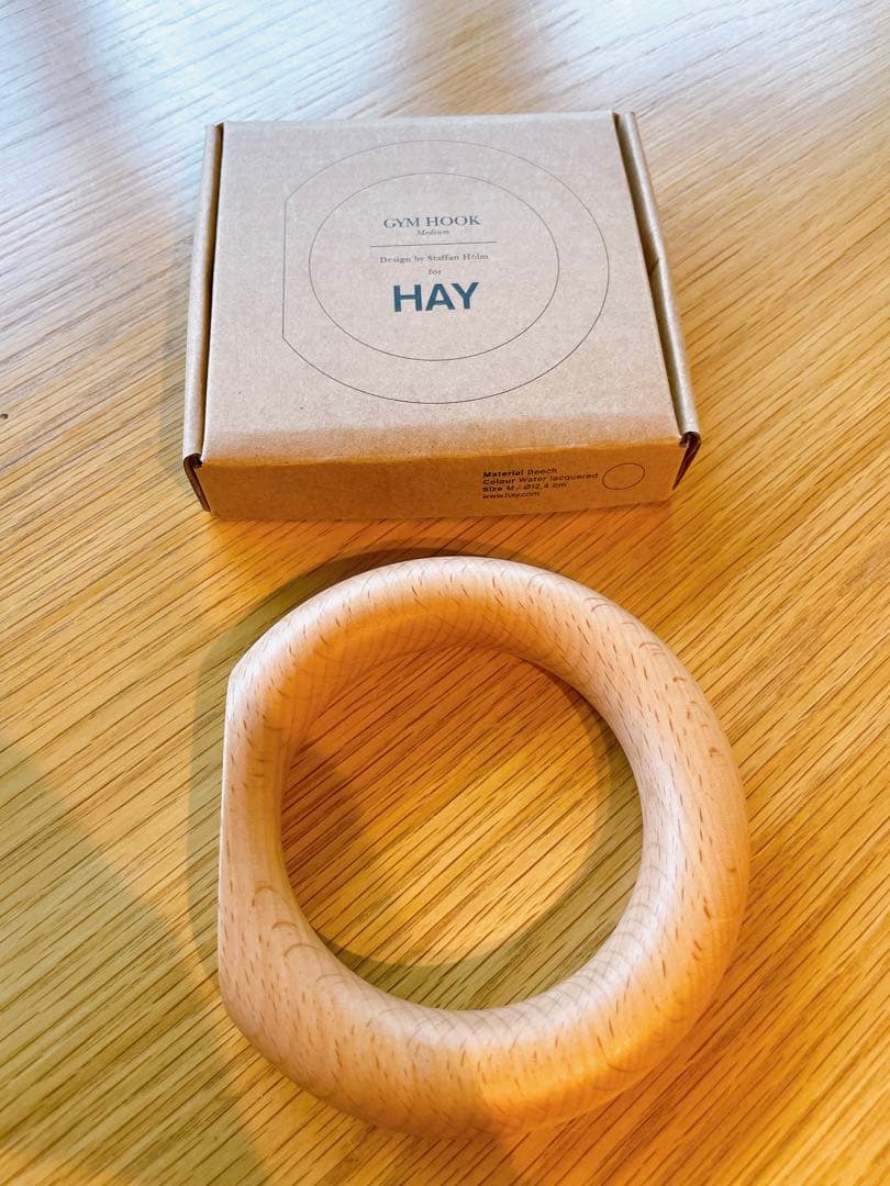 新品未使用】HAY GYM HOOK ジムフックMサイズ ナチュラル - メルカリ