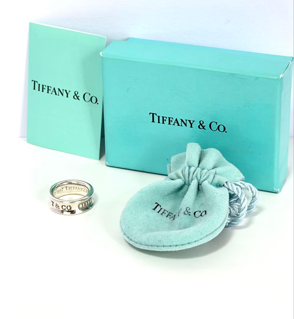 ティファニー 925 1837 ナロー シルバー リング 約8号 約6.9g - メルカリ