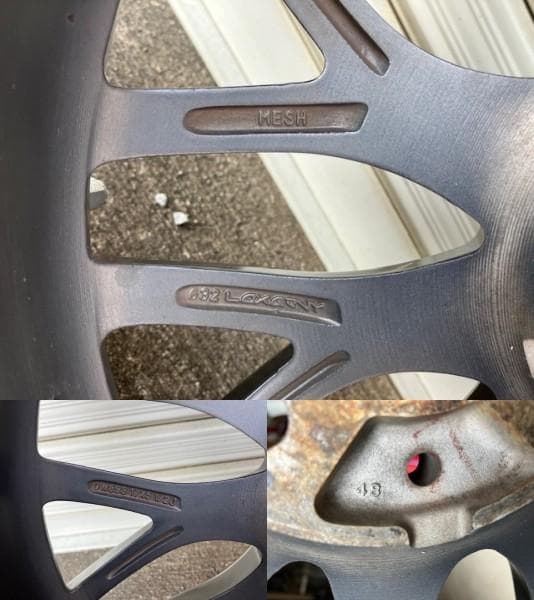 軽自動車用 17×5.5J 100/4H タイヤ付 165/40R17 4本中古