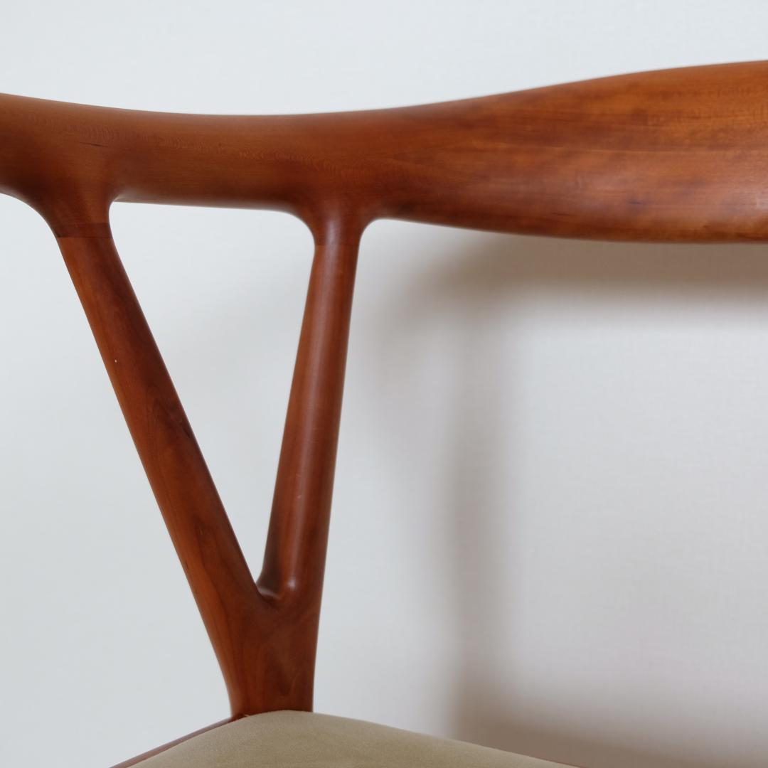 SPS隊長様 【美品｜メンテ済み】Vチェア 家具蔵（KAGURA） チェリー材