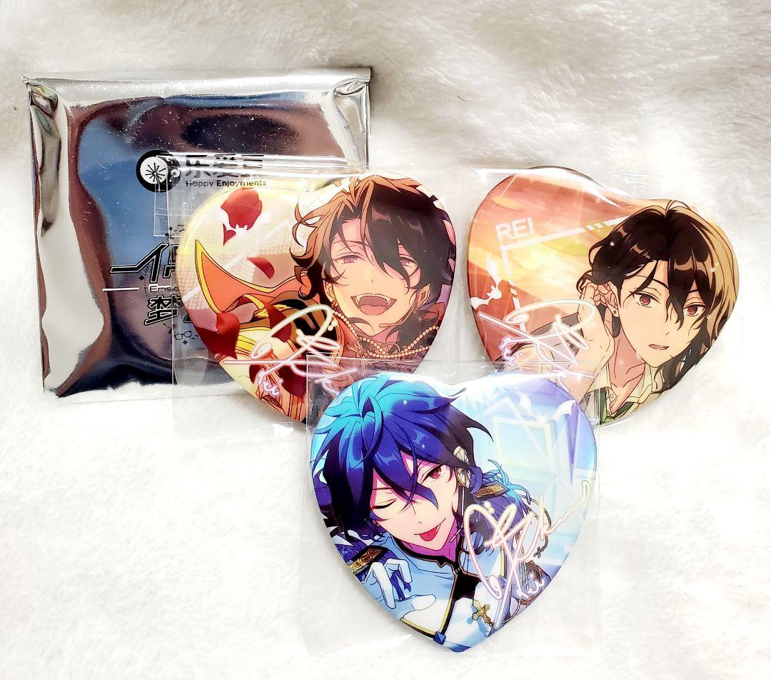 あんスタ 海外 ハート型缶バッジ 朔間零 - メルカリ