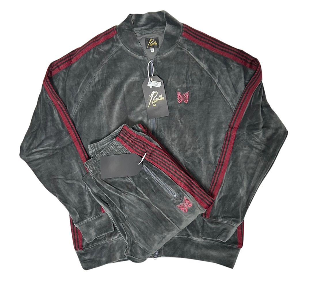 新品 needles ニードルズ ベロアセットアップ M 楽天市場】Needles ベロア トラック セットアップ M/M パープル