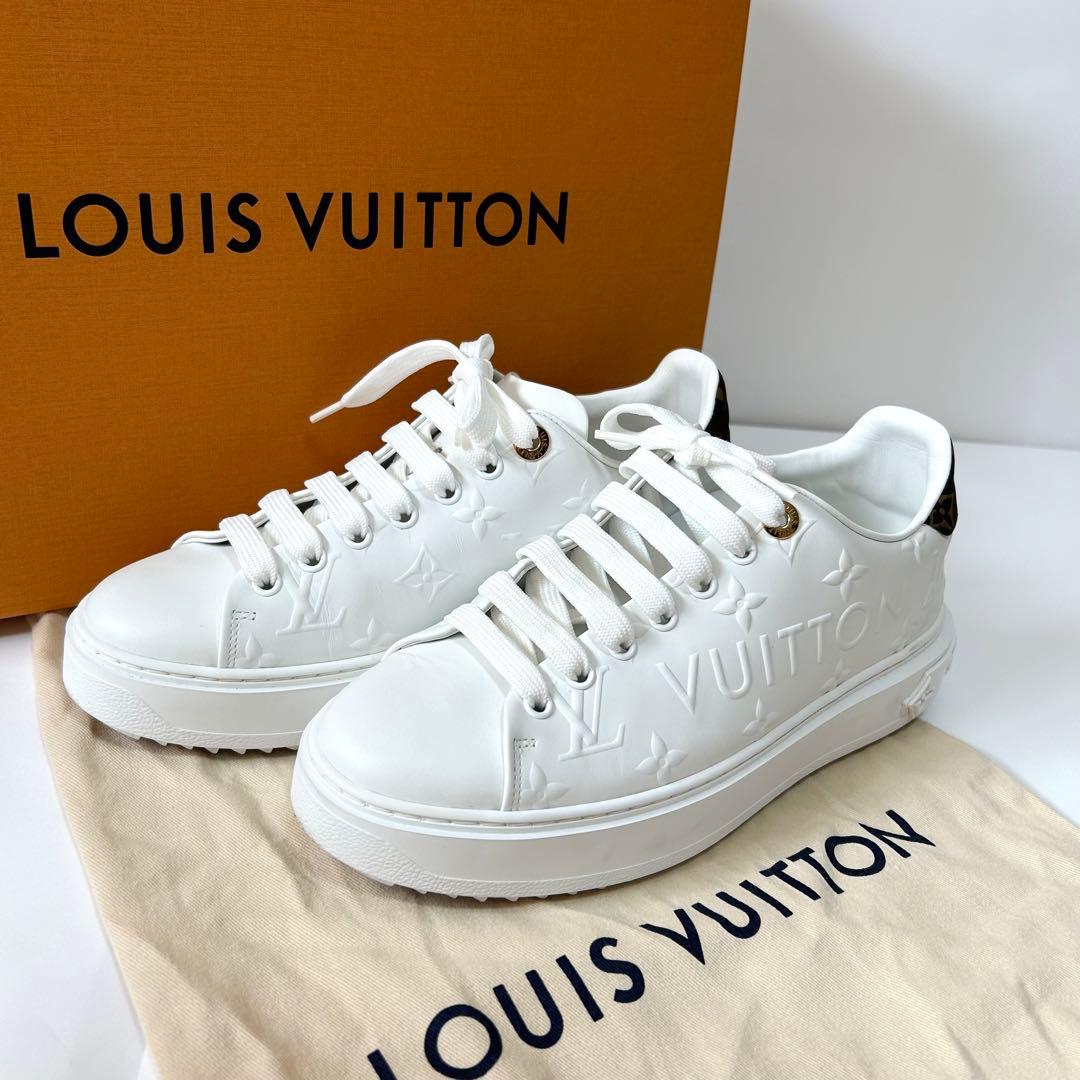 現行・極美品✨ルイヴィトン スニーカー タイムアウト エンボス