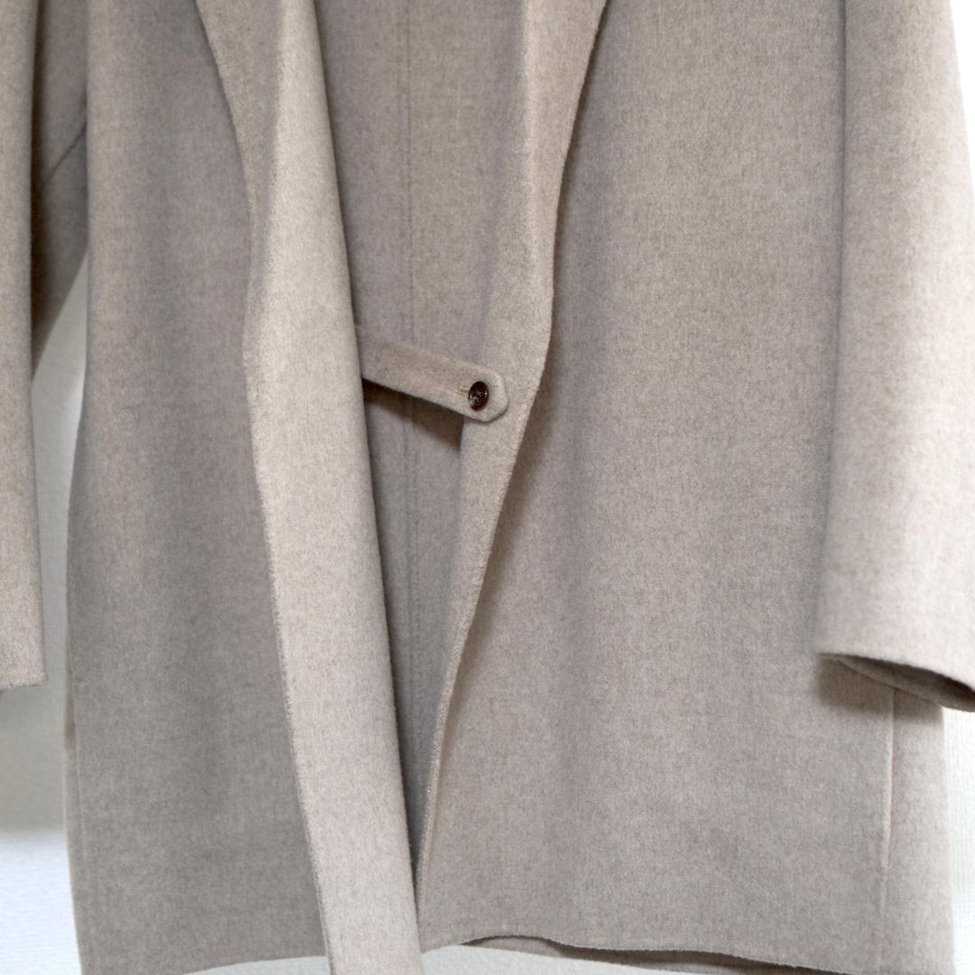 FRAMeWORK リバー ショートコートベージュ フレームワーク - メルカリ