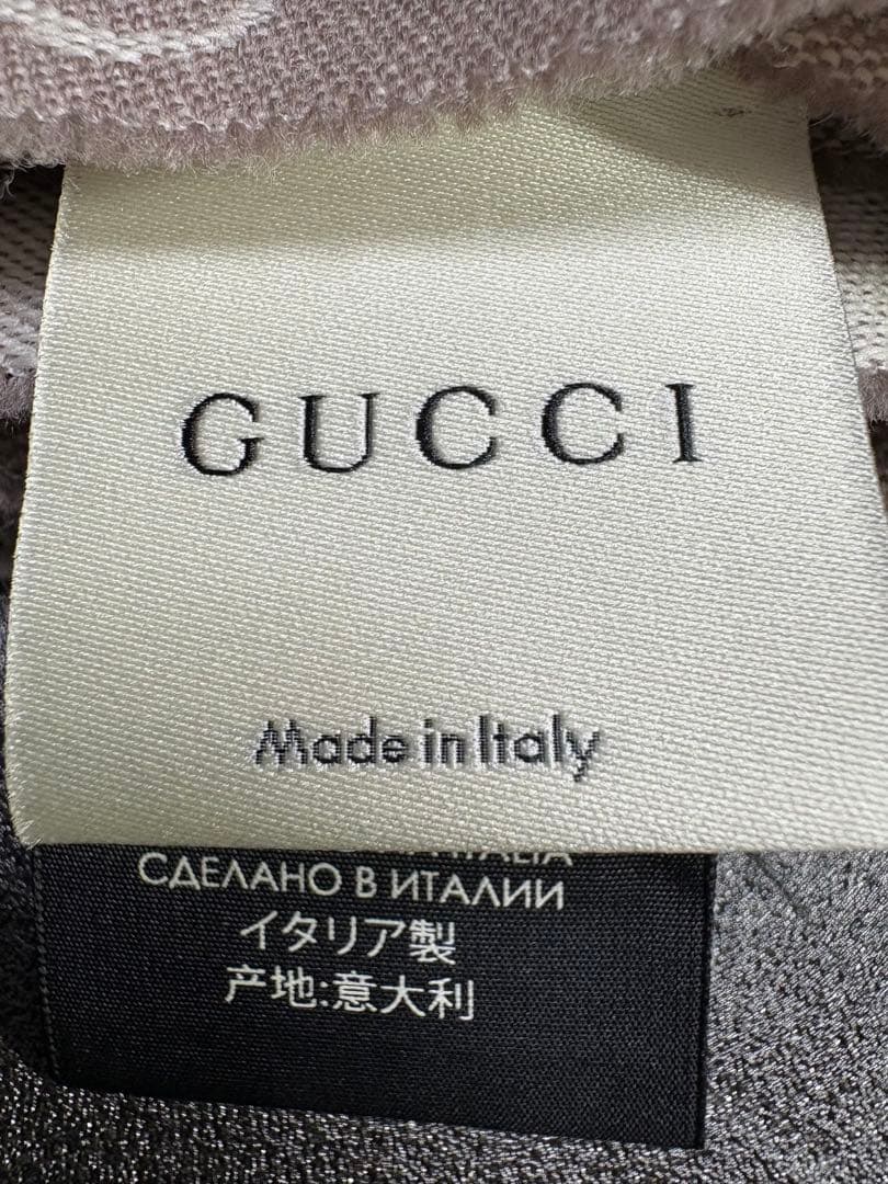 《最終値下げ》GUCCI マフラー GGパターン ホワイト×グレー 《正規品》