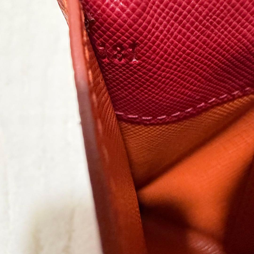 ✨️極美品✨️プラダ 長財布 エンベロープ メタルロゴ サフィアーノ