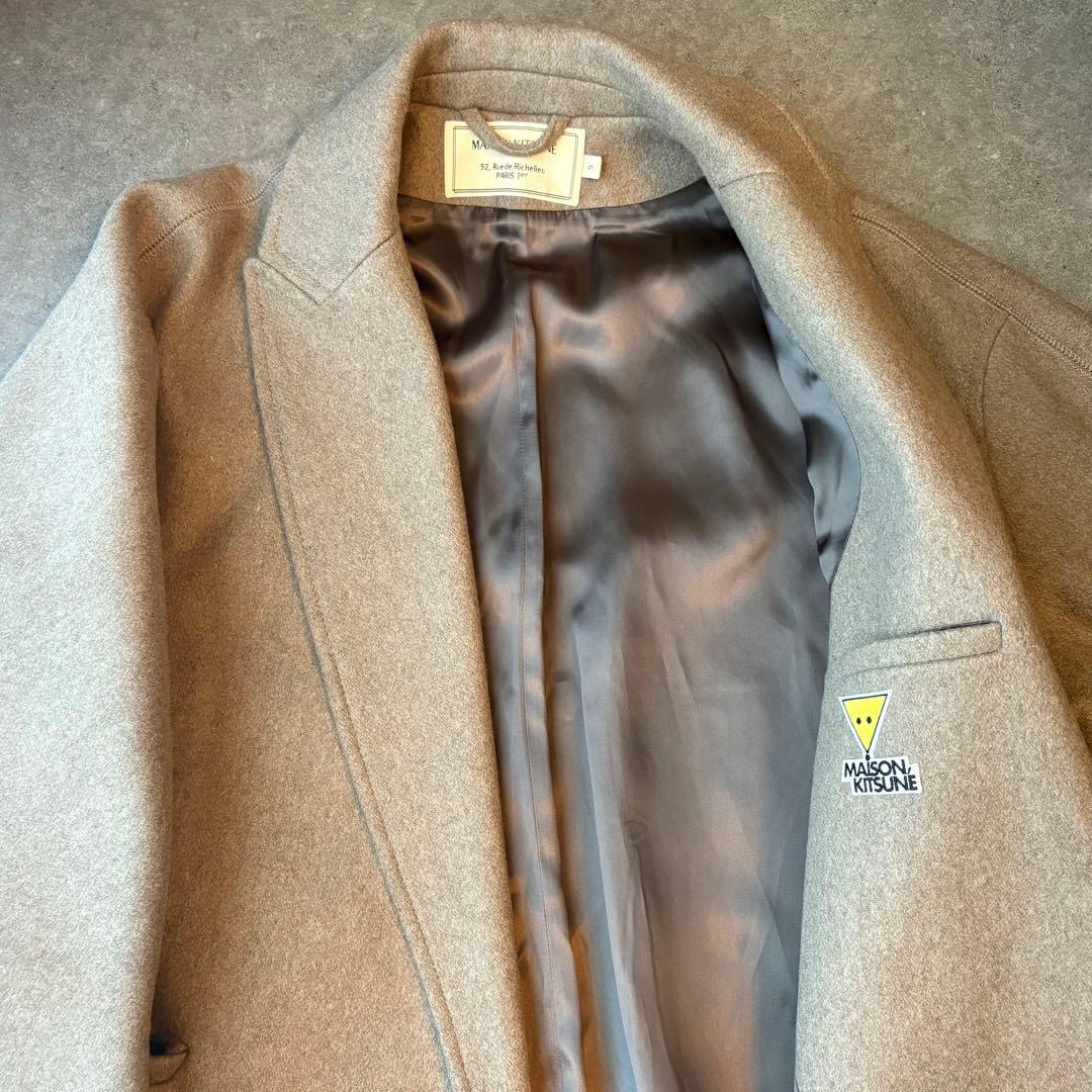 定価10万円・極美品】メゾンキツネ ロング タイロッケンコート - メルカリ