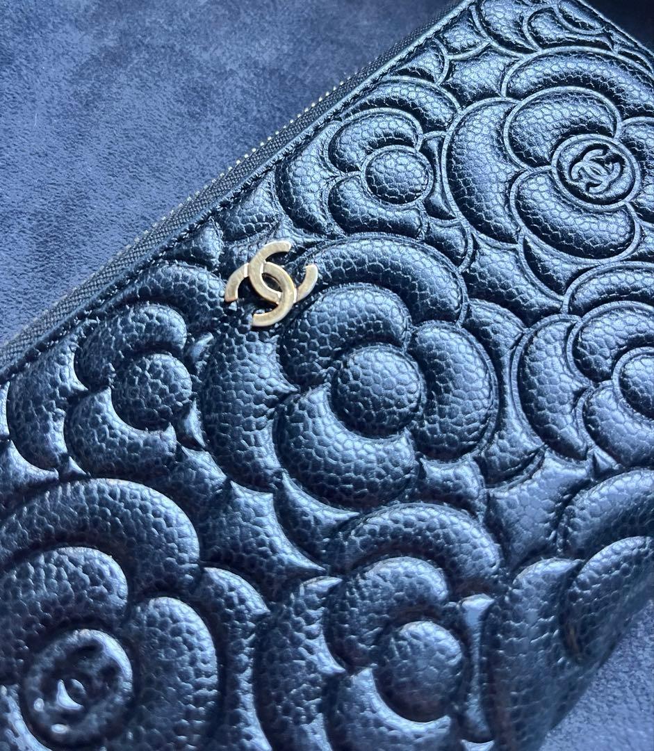 まりりん様 CHANEL カメリア ブラック長財布 美品
