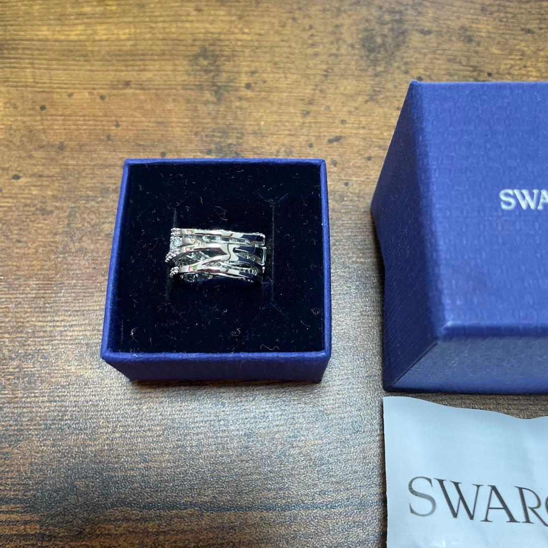 Swarovski シルバー 重ねリング