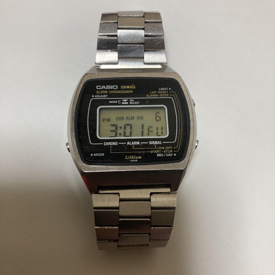 カシオ CASIO アラームクロノグラフ LITHIUM ビンテージ - メルカリ