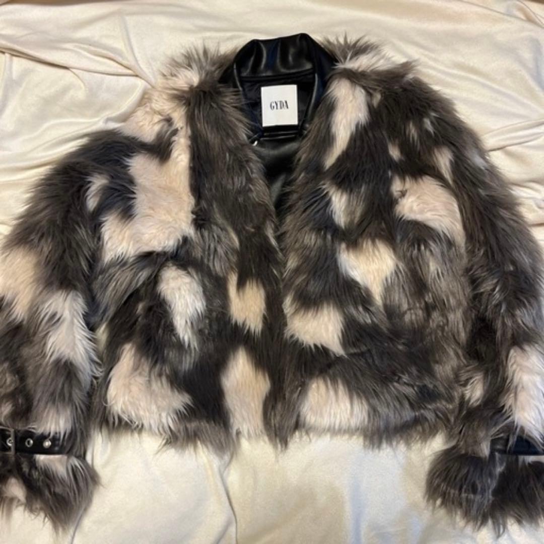 GYDA レイヤードエコファーベストライダースジャケット レイヤードエコファーベストライダースジャケット[品番：MKSW0053128