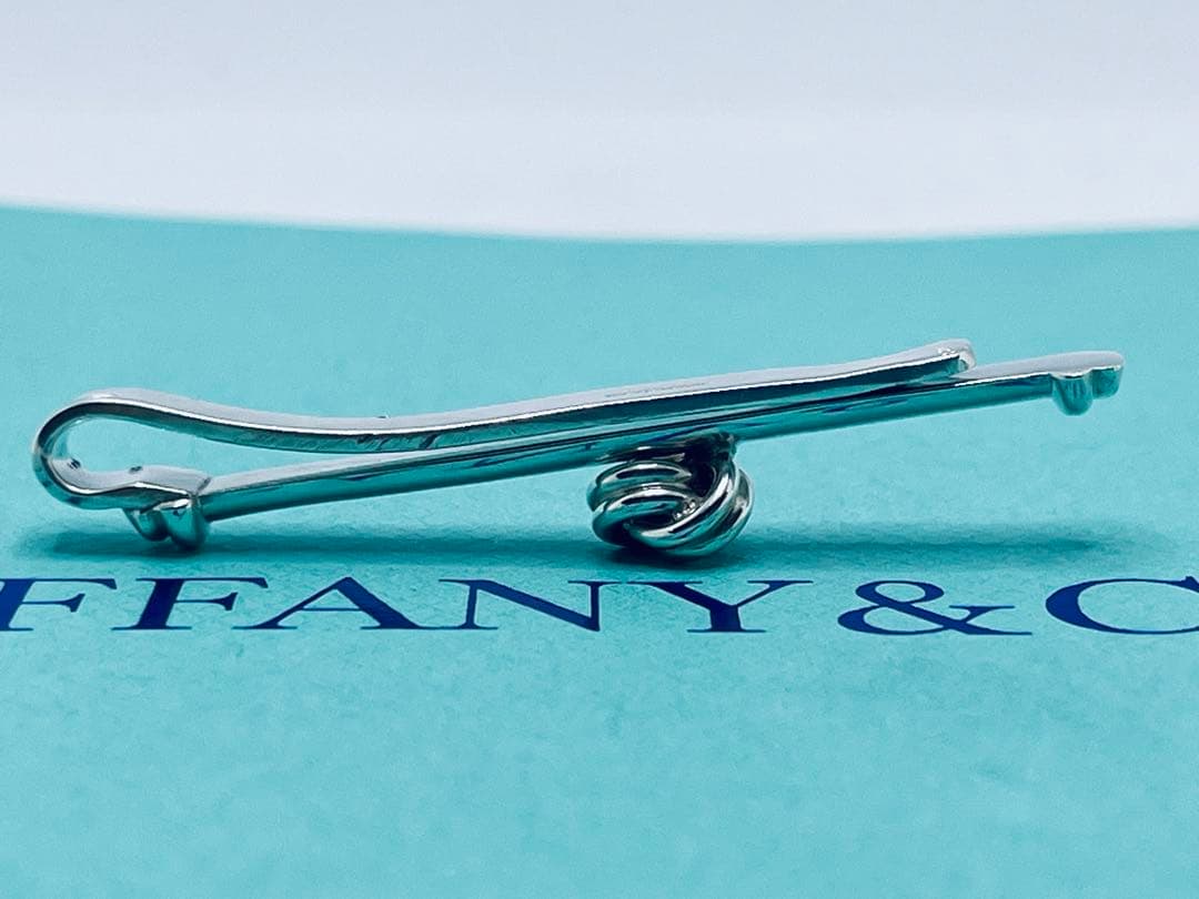 c787 美品 希少 ティファニー ツイスト ノット ネクタイピン 925