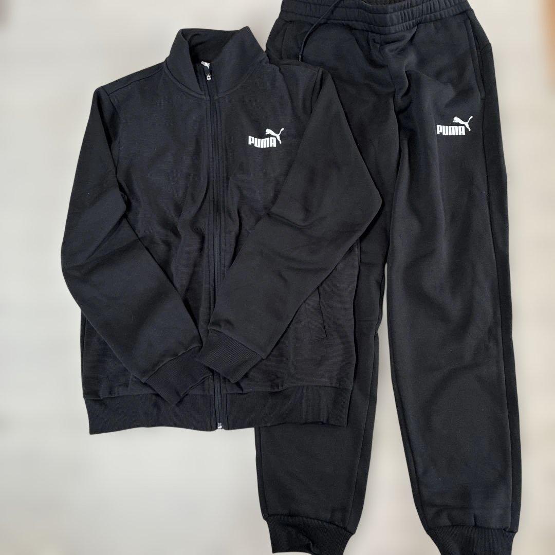 PUMA ブラックジャージ上下セット Lサイズ メンズ - メルカリ