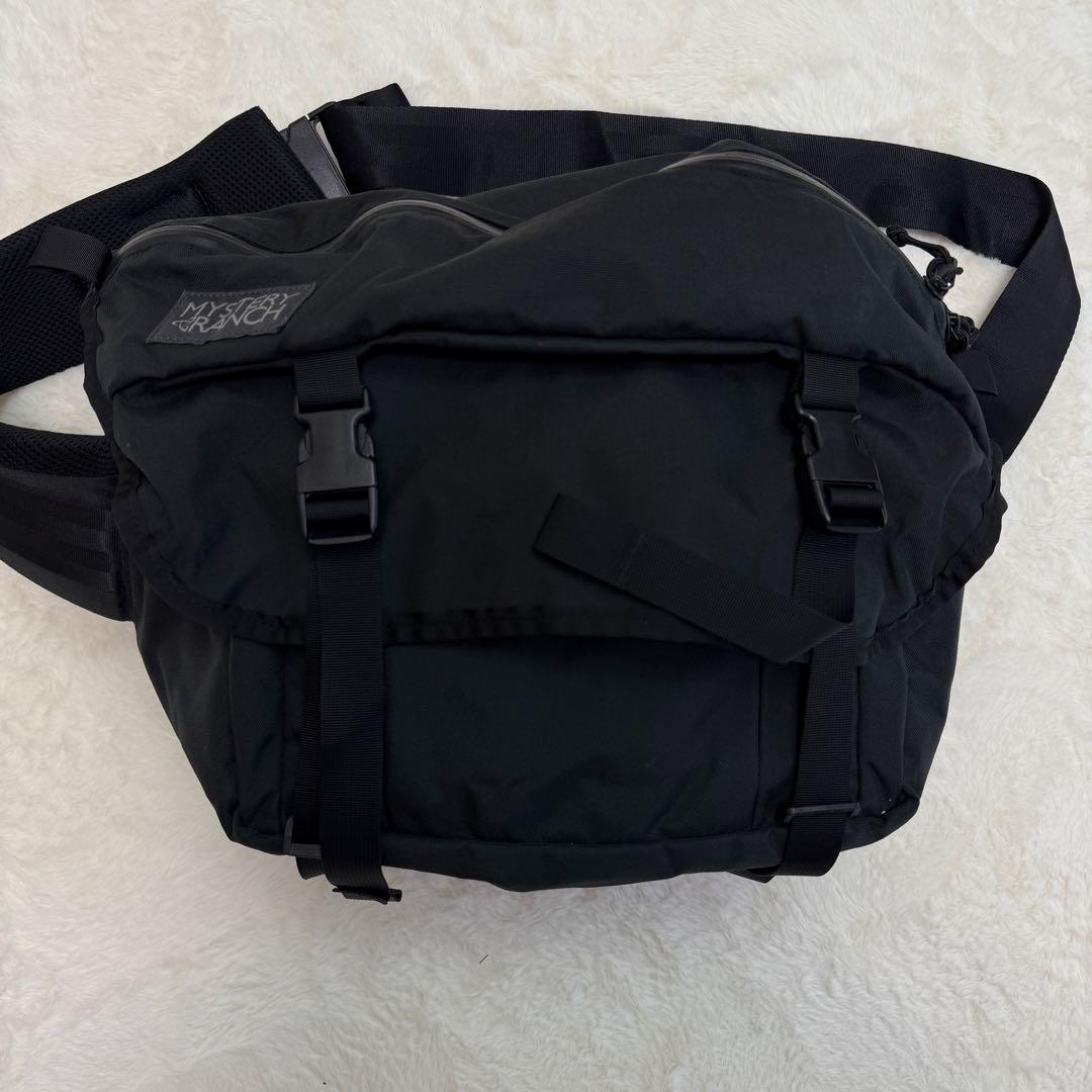 美品】ミステリーランチ アウトサイダー メッセンジャーバッグ 黒 2way