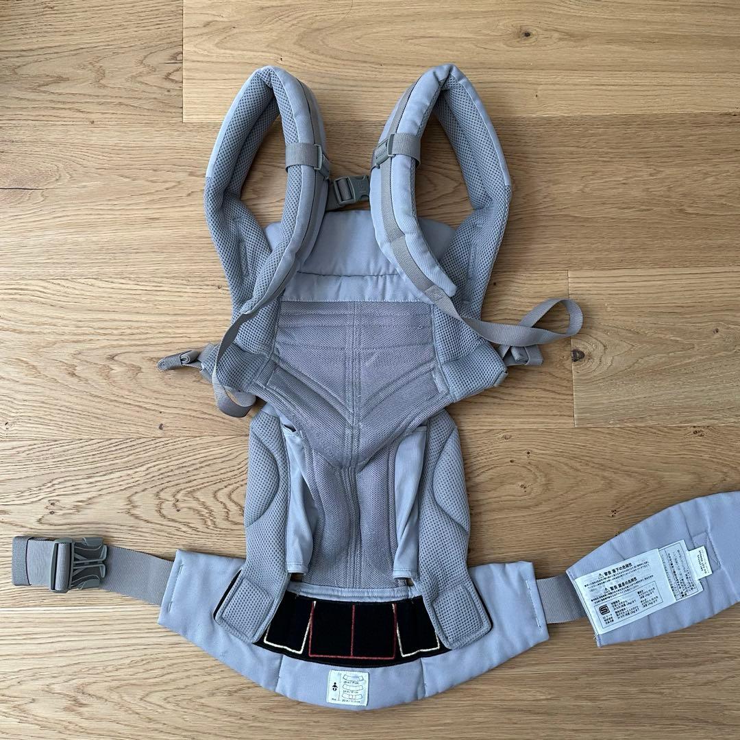 美品◇エルゴ クールエアメッシュ OMNI 360 抱っこ紐 パールグレー