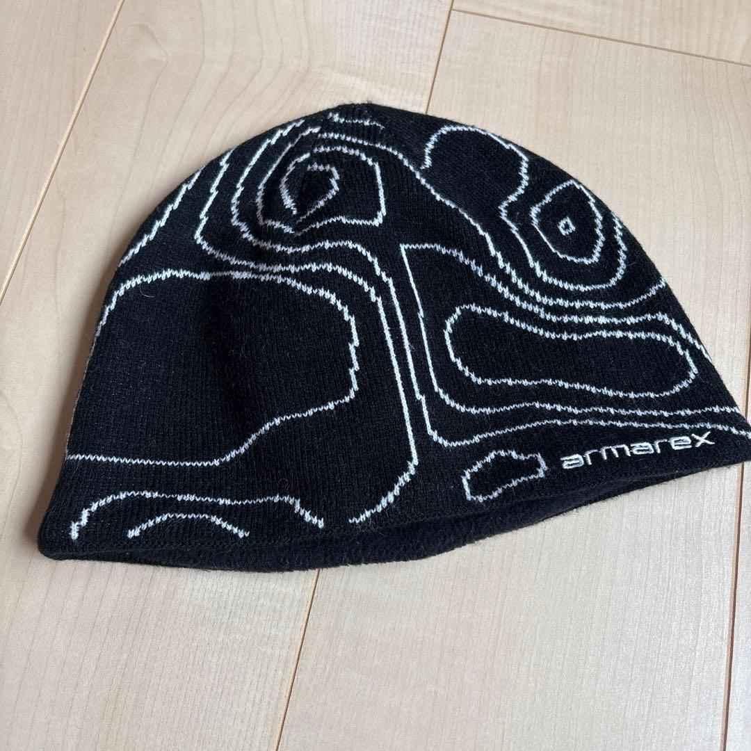 armarex 抽象模様 ニット帽 ファッション メンズ 帽子