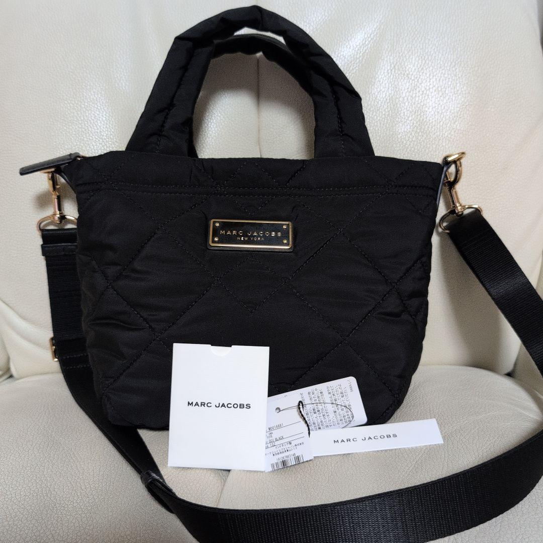 ☆マークジェイコブス☆　キルティング素材の2wayバッグ　黒　極美品！ MARC JACOBS（マーク・ジェイコブス） バッグ ショルダーバッグ