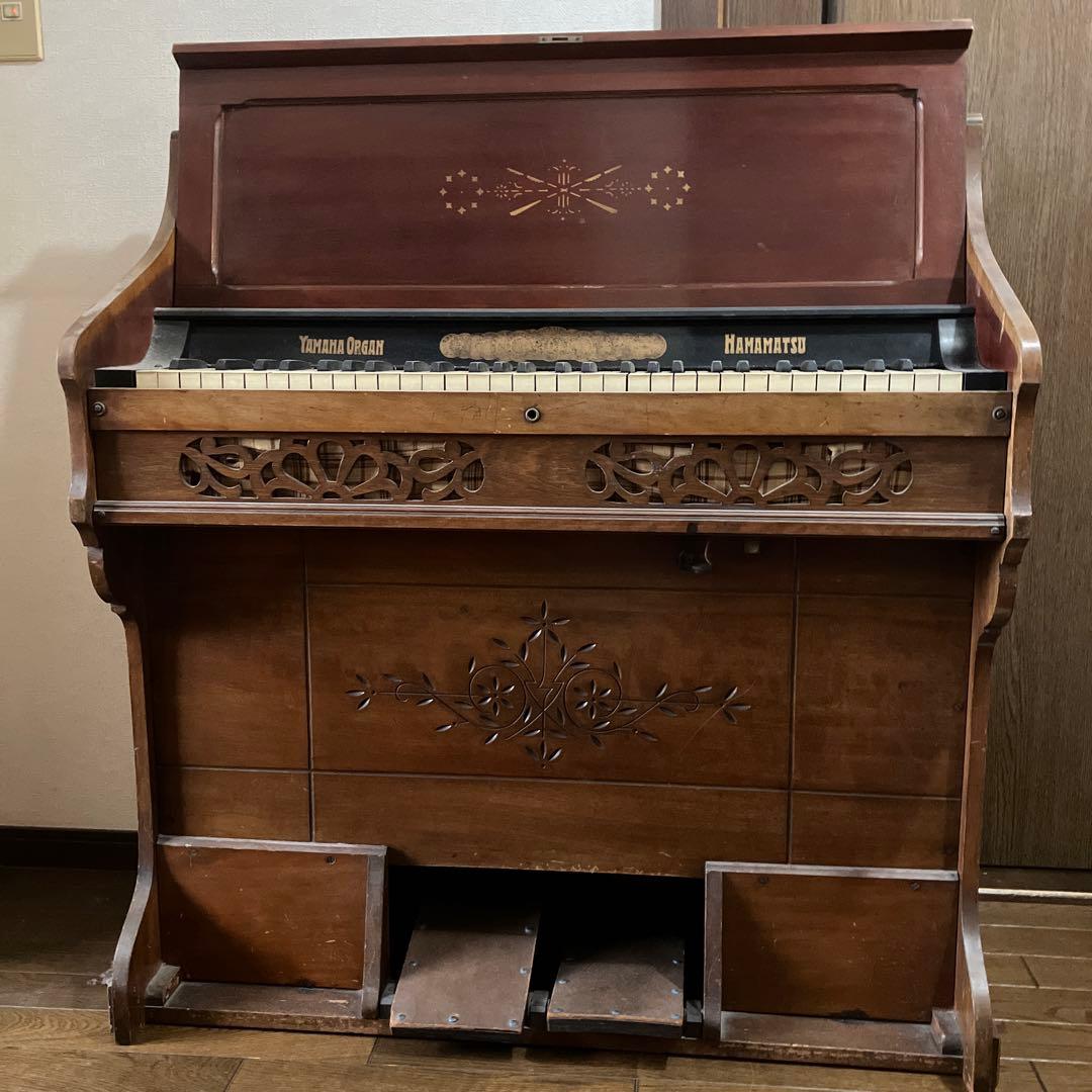 ヤマハアンティーク足踏みオルガン - メルカリ