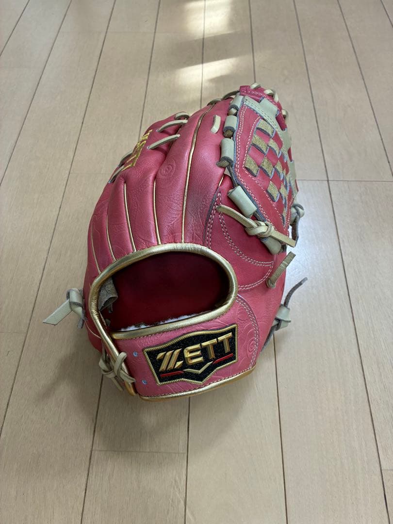 【山根】ZETT 内野用グローブ　母の日モデル 2025母の日モデル】ゼット プロステイタス 限定 軟式 グローブ グラブ