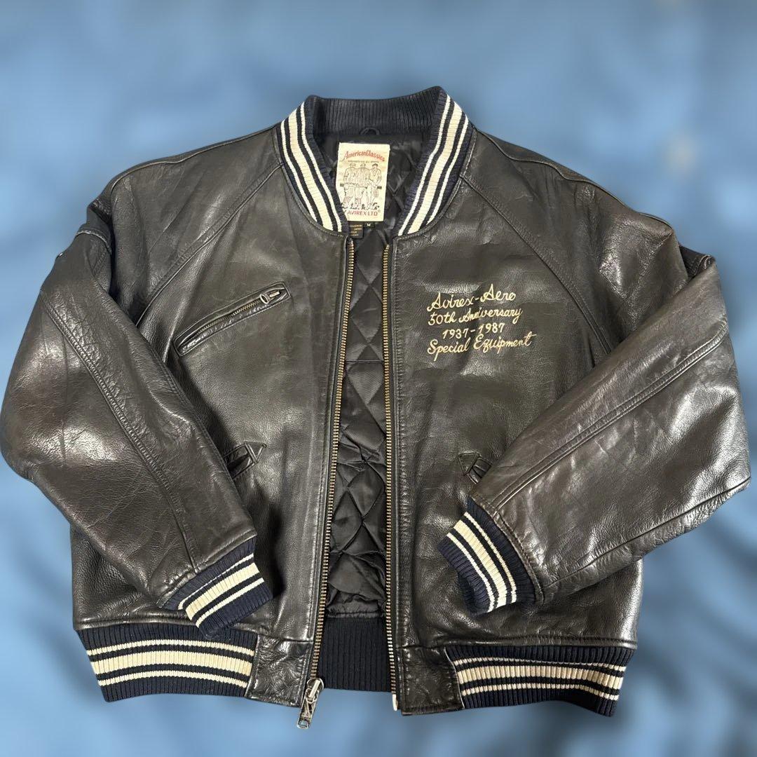 A*e様 アヴィレックス レザーバーシティジャケット 50周年記念モデル AVI