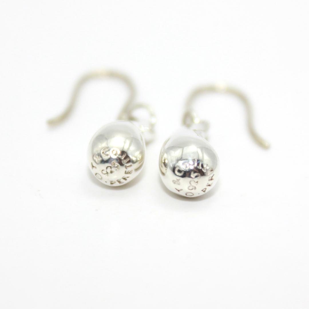 美品 Tiffany&Co. ティファニー ティアドロップ シルバー ピアス