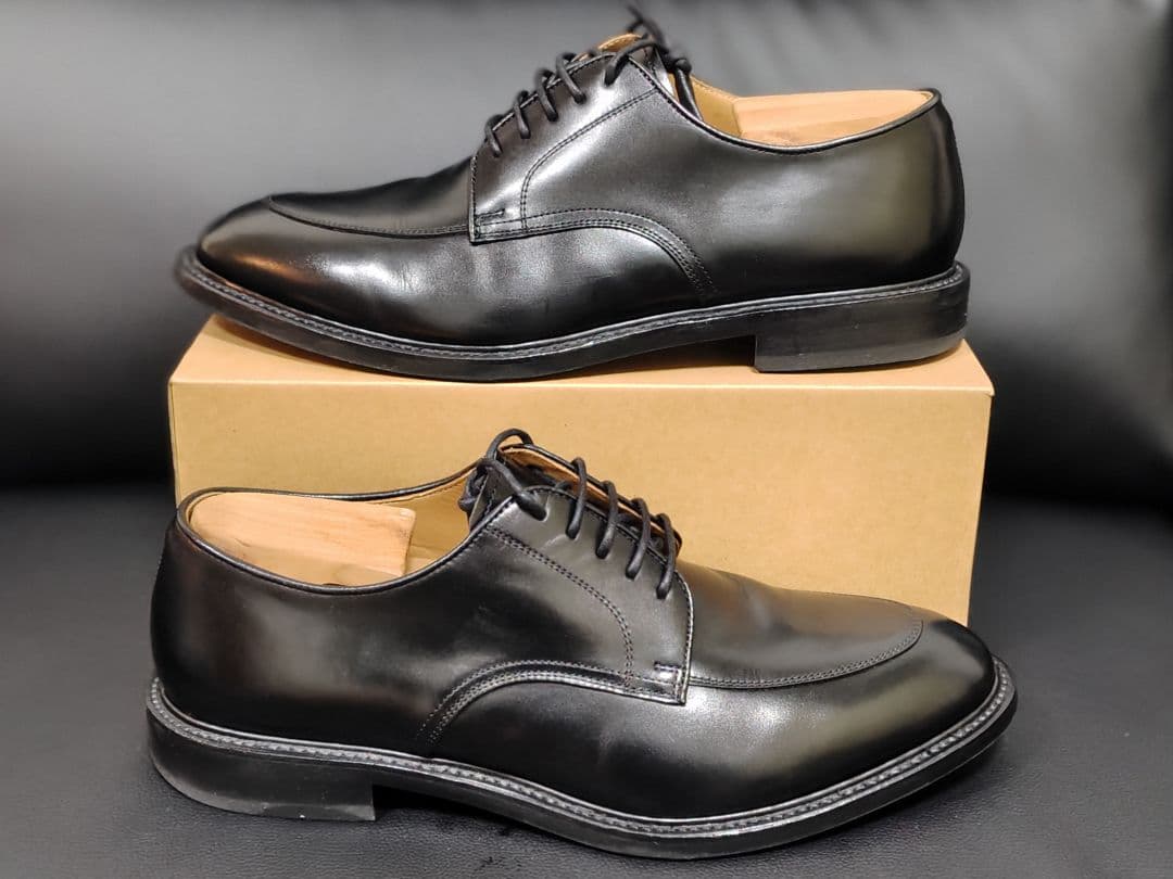 【極美品/希少】リーガル 06NR 26.5cm Uチップ 黒 グッドイヤー