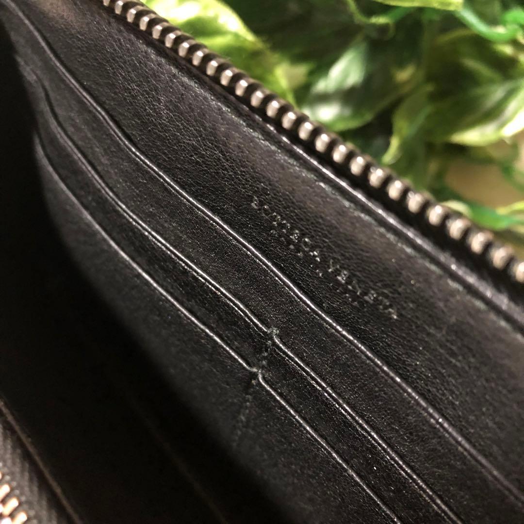 NASpirit　ボッテガヴェネタ　長財布イントレチャート　ラウンドジップ