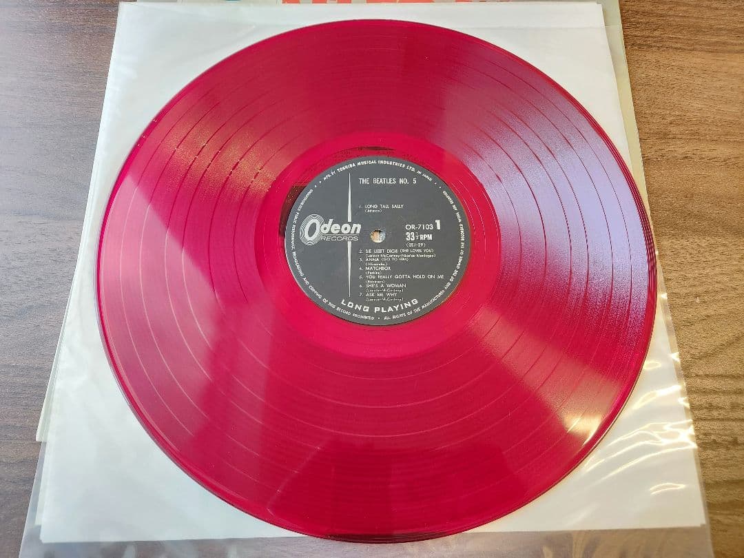 けんちか様 ビートルズ 赤盤 No.5 THE BEATLES - メルカリ
